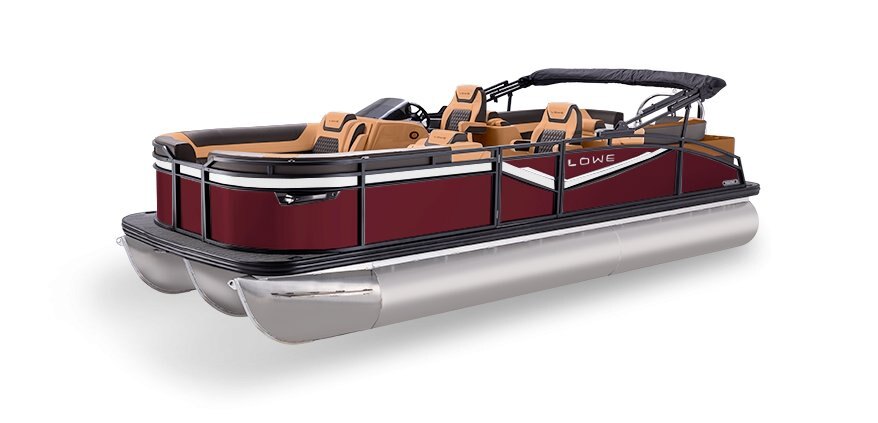 2025 Lowe Boats RS 230 WT Wineberry Metallic Exterior - Beach Upholstery