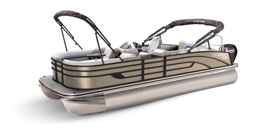 2025 Lowe Boats SS230 CL Caribou Metallic Exterior - Gray Upholstery with Blue Accents