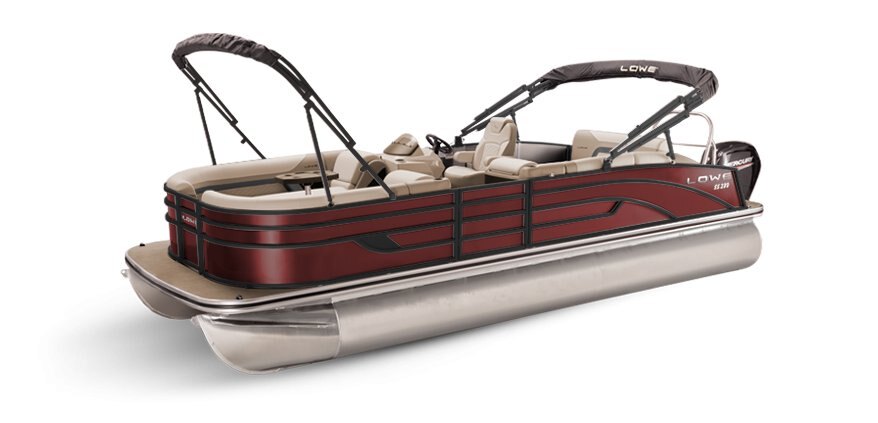 2025 Lowe Boats SS230 CL Wineberry Metallic Exterior - Tan Upholstery with Mono Chrome Accents