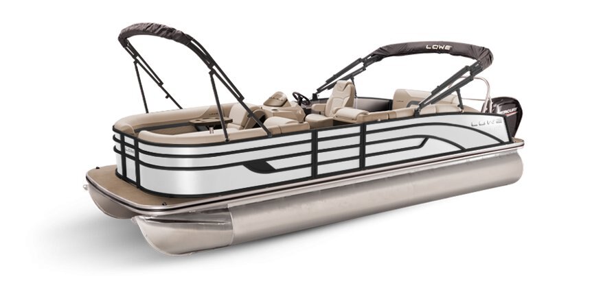 2025 Lowe Boats SS230 CL White Metallic Exterior - Tan Upholstery with Mono Chrome Accents