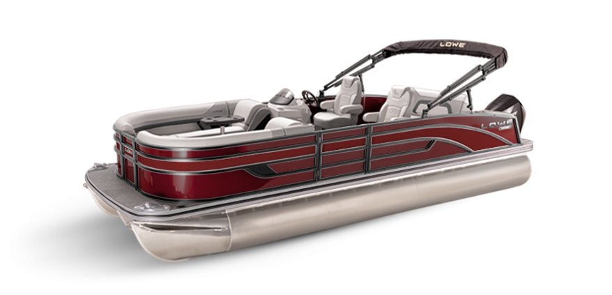 2025 Lowe Boats SS 230 DL Wineberry Metallic Exterior - Grey Upholstery with Mono Chrome Accents