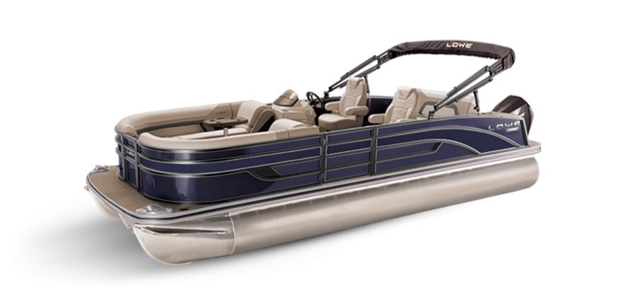 2025 Lowe Boats SS 230 DL Indigo Metallic Exterior - Tan Upholstery with Mono Chrome Accents