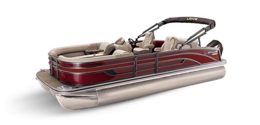 2025 Lowe Boats SS 230 DL Wineberry Metallic Exterior - Tan Upholstery with Mono Chrome Accents