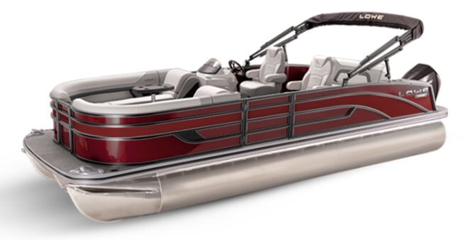 2025 Lowe Boats SS 230 DL Custom Graphic - Infused Red Metallic