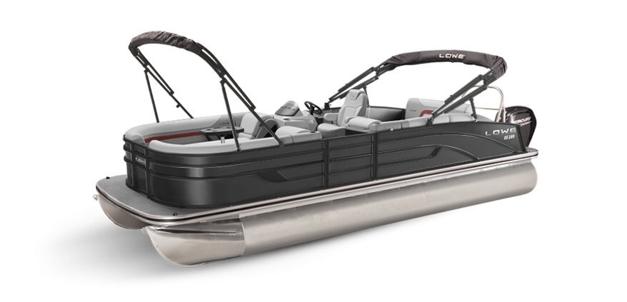 2025 Lowe Boats SS 210 CL Charcoal Metallic Exterior - Gray Upholstery with Red Accents