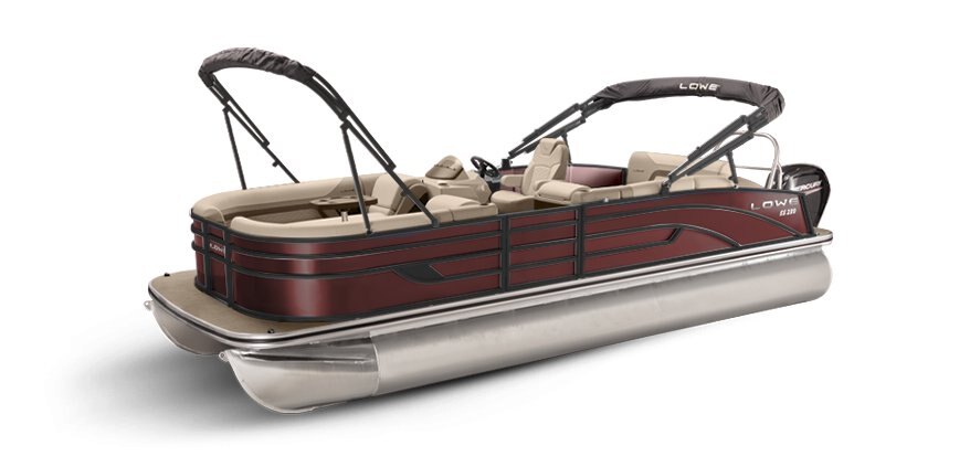 2025 Lowe Boats SS 210 CL Wineberry Metallic Exterior - Tan Upholstery with Mono Chrome Accents