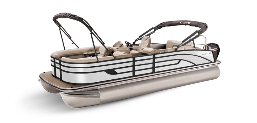 2025 Lowe Boats SS 210 CL White Metallic Exterior - Tan Upholstery with Mono Chrome Accents