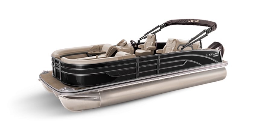 2025 Lowe Boats SS 210 DL Black Metallic Exterior - Tan Upholstery with Mono Chrome Accents