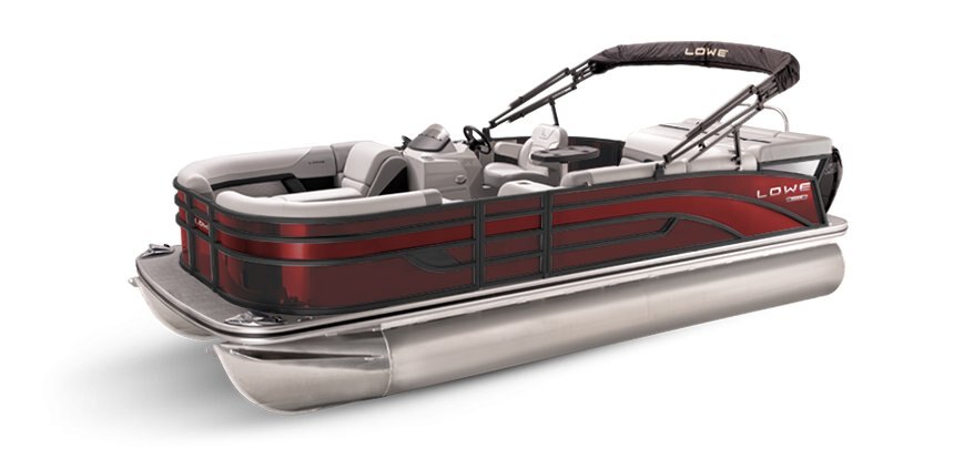 2025 Lowe Boats SS 230 Wineberry Metallic Exterior - Gray Upholstery with Mono Chrome Accents