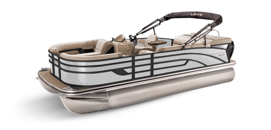 2025 Lowe Boats SS 230 White Metallic Exterior - Tan Upholstery with Mono Chrome Accents