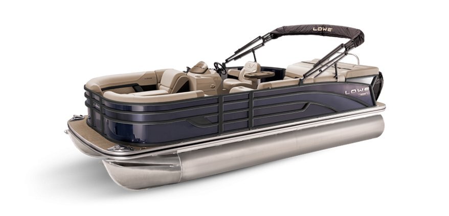 2025 Lowe Boats SS 210 Indigo Metallic Exterior - Tan Upholstery with Mono Chrome Accents