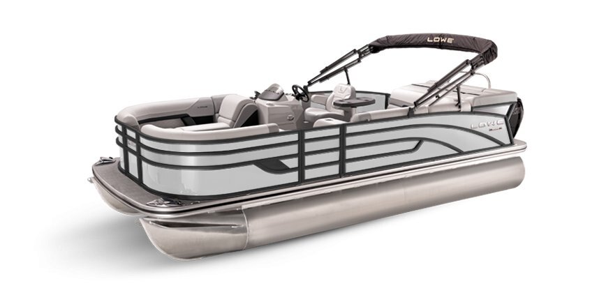 2025 Lowe Boats SS 210 White Metallic Exterior - Gray Upholstery with Mono Chrome Accents