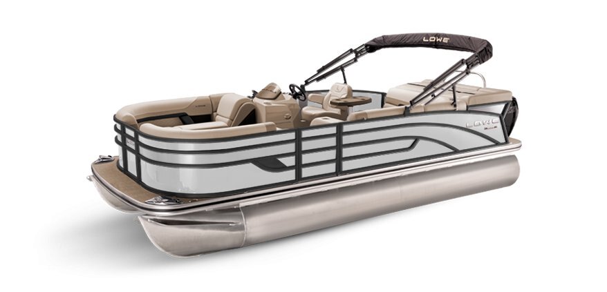 2025 Lowe Boats SS 210 White Metallic Exterior - Tan Upholstery with Mono Chrome Accents