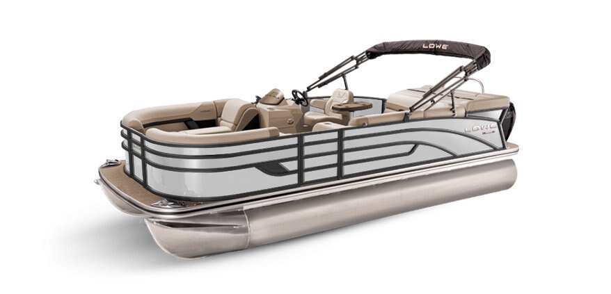 2025 Lowe Boats SS 190 White Metallic Exterior - Tan Upholstery with Mono Chrome Accents