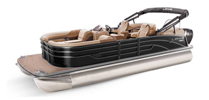 2025 Lowe Boats SS 270 EW Black Metallic Exterior - Tan Upholstery with Mono Chrome Accents