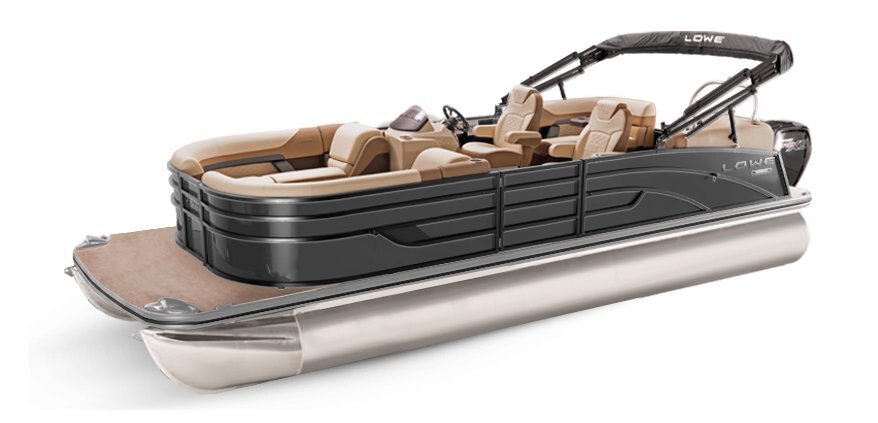 2025 Lowe Boats SS 270 EW Charcoal Metallic Exterior - Tan Upholstery with Mono Chrome Accents