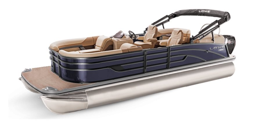 2025 Lowe Boats SS 270 EW Indigo Metallic Exterior - Tan Upholstery with Mono Chrome Accents