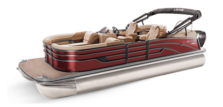 2025 Lowe Boats SS 270 EW Wineberry Metallic Exterior - Tan Upholstery with Mono Chrome Accents