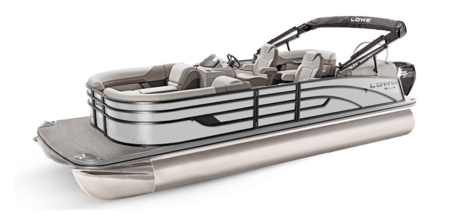 2025 Lowe Boats SS 270 EW White Metallic Exterior - Gray Upholstery with Mono Chrome Accents