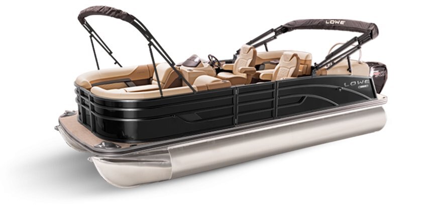 2025 Lowe Boats SS 250 WT Black Metallic Exterior - Tan Upholstery with Mono Chrome Accents