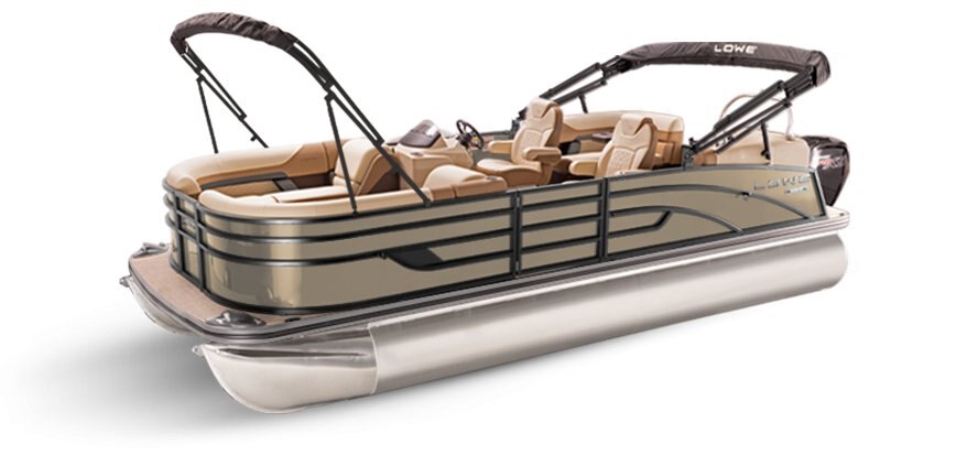 2025 Lowe Boats SS 250 WT Caribou Metallic Exterior - Tan Upholstery with Mono Chrome Accents