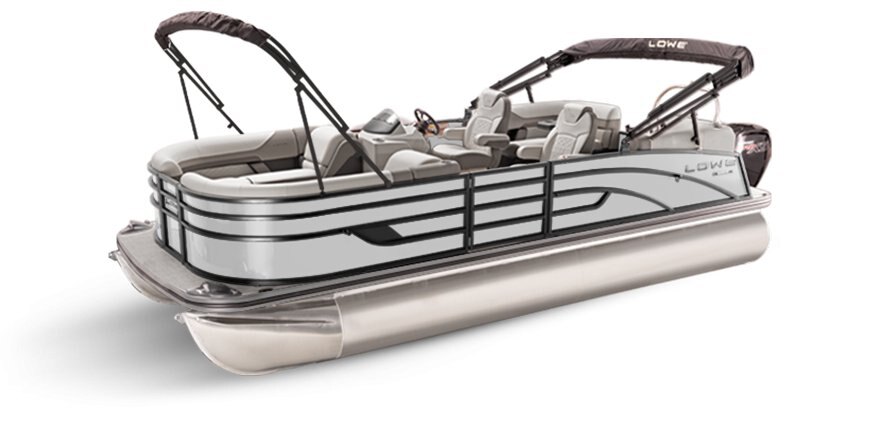 2025 Lowe Boats SS 250 WT White Metallic Exterior - Gray Upholstery with Mono Chrome Accents