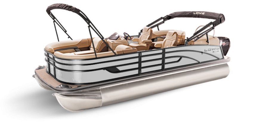 2025 Lowe Boats SS 250 WT White Metallic Exterior - Tan Upholstery with Mono Chrome Accents