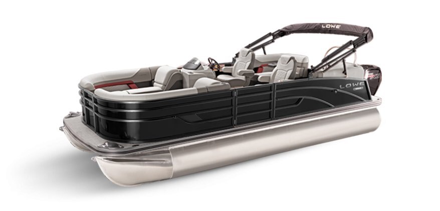 2025 Lowe Boats SS 230 WT Black Metallic Exterior - Gray Upholstery with Red Accents