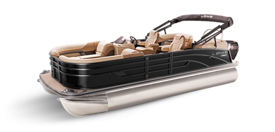 2025 Lowe Boats SS 230 WT Black Metallic Exterior - Tan Upholstery with Mono Chrome Accents