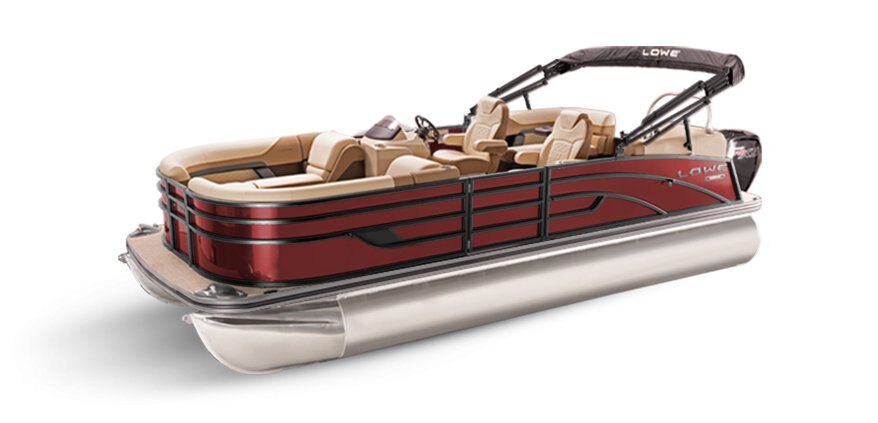 2025 Lowe Boats SS 230 WT Wineberry Metallic Exterior - Tan Upholstery with Mono Chrome Accents