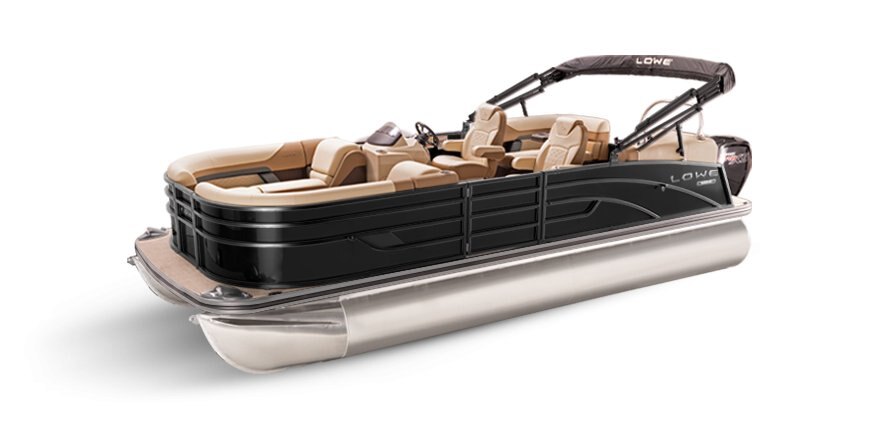 2025 Lowe Boats SS 210 WT Black Metallic Exterior - Tan Upholstery with Mono Chrome Accents