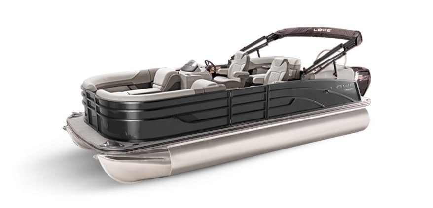 2025 Lowe Boats SS 210 WT Charcoal Metallic Exterior - Gray Upholstery with Mono Chrome Accents