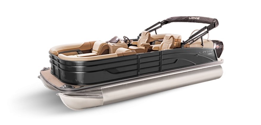 2025 Lowe Boats SS 210 WT Charcoal Metallic Exterior - Tan Upholstery with Mono Chrome Accents