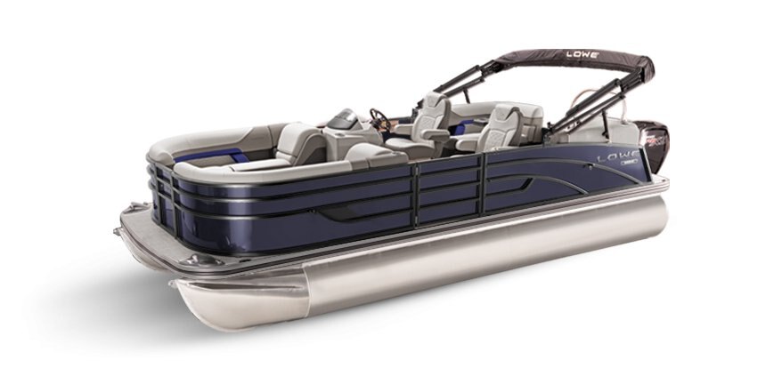 2025 Lowe Boats SS 210 WT Indigo Blue Metallic Exterior - Gray Upholstery with Blue Accents