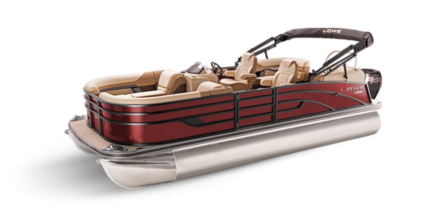 2025 Lowe Boats SS 210 WT Wineberry Metallic Exterior - Tan Upholstery with Mono Chrome Accents