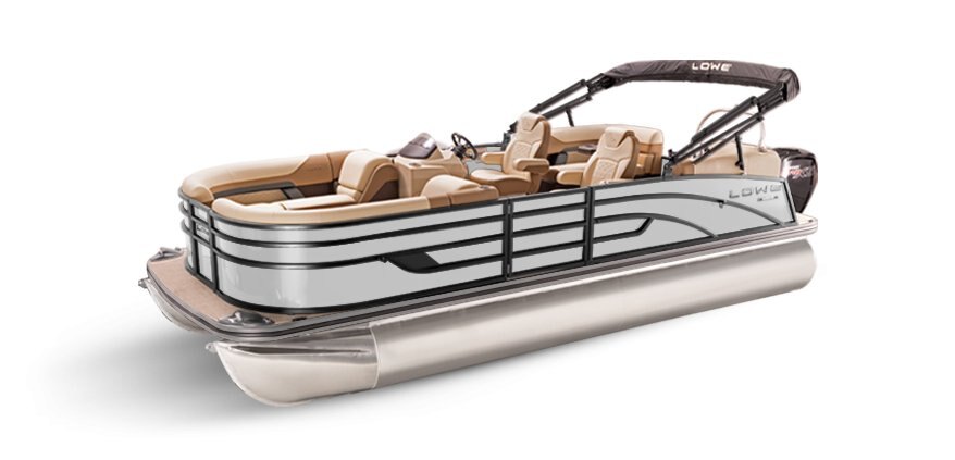 2025 Lowe Boats SS 210 WT White Metallic Exterior - Tan Upholstery with Mono Chrome Accents