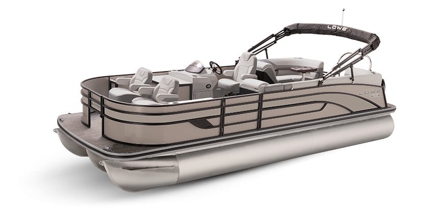 2025 Lowe Boats SF232 WT Caribou Metallic Exterior - Gray Upholstery with Mono Chrome Accents