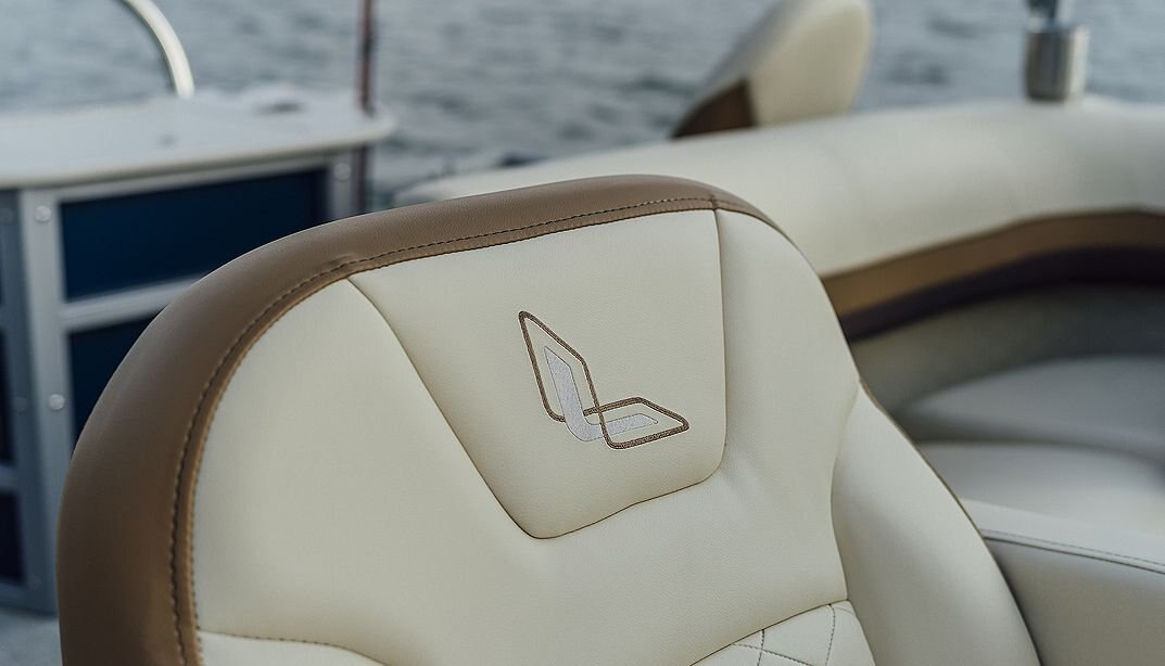 2025 Lowe Boats SF232 WT Caribou Metallic Exterior Tan Upholstery with Mono Chrome Accents