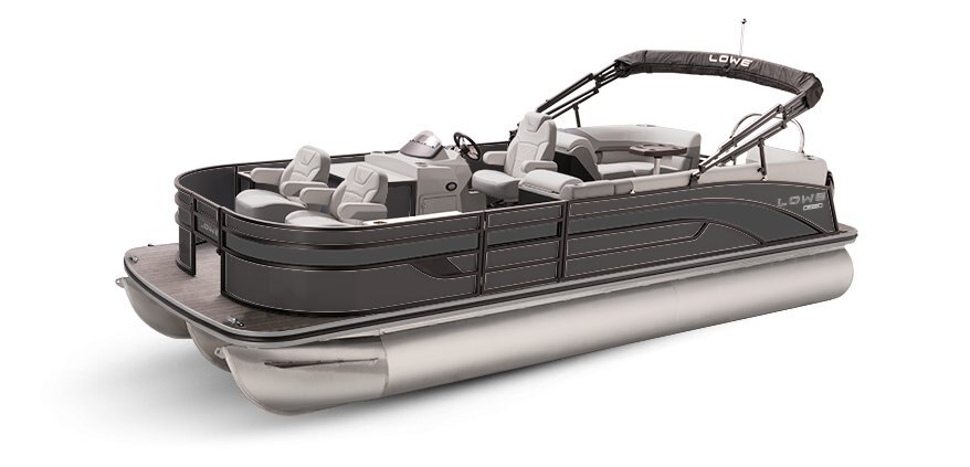 2025 Lowe Boats SF232 WT Charcoal Metallic Exterior - Gray Upholstery with Mono Chrome Accents