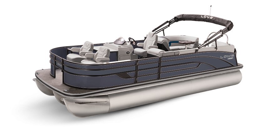 2025 Lowe Boats SF232 WT Indigo Blue Metallic Exterior - Gray Upholstery with Blue Accents