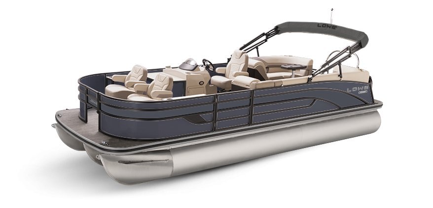 2025 Lowe Boats SF232 WT Indigo Metallic Exterior - Tan Upholstery with Mono Chrome Accents