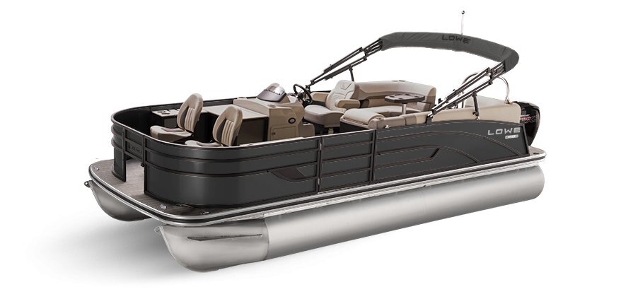 2025 Lowe Boats SF212 WT Charcoal Metallic Exterior - Tan Upholstery with Mono Chrome Accents