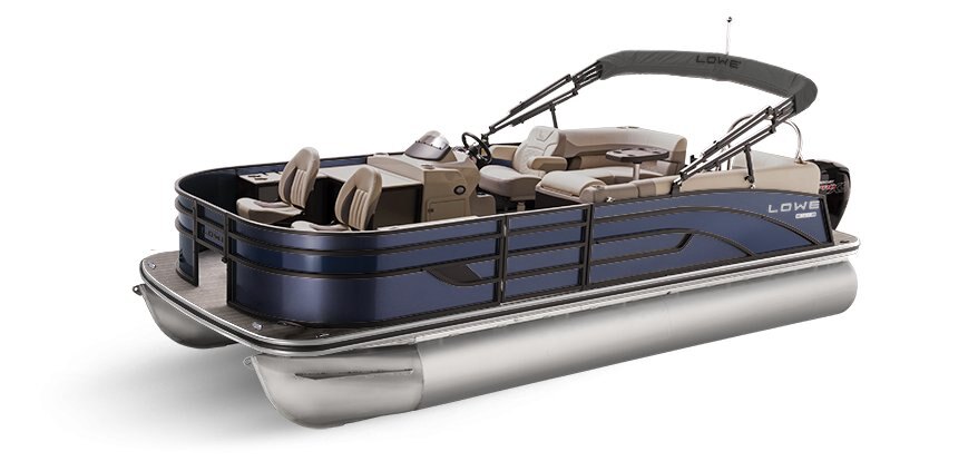 2025 Lowe Boats SF212 WT Indigo Metallic Exterior - Tan Upholstery with Mono Chrome Accents