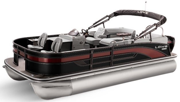 2025 Lowe Boats SF212 WT Custom Graphic - Infused Red Metallic