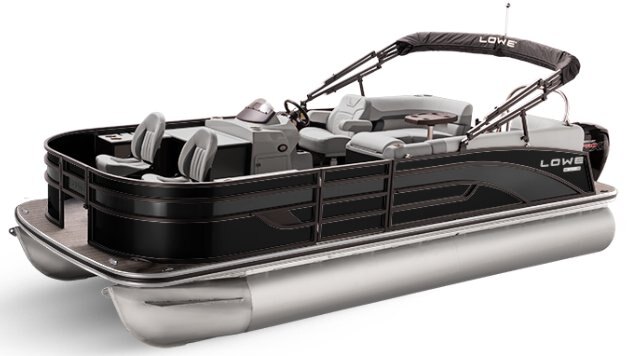 2025 Lowe Boats SF212 WT Custom Graphic - Charcoal Metallic