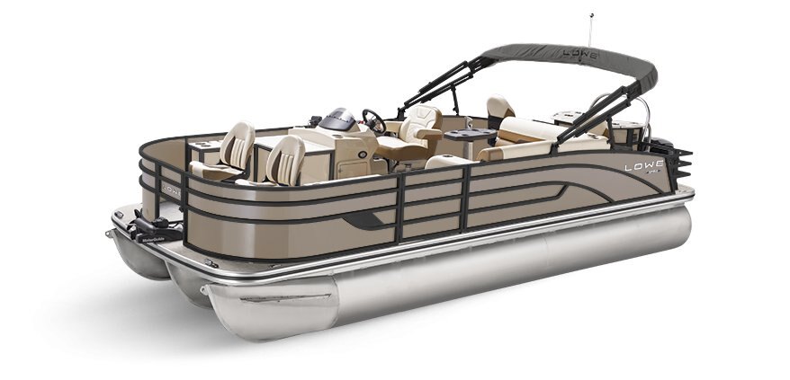 2025 Lowe Boats SF234 Caribou Metallic Exterior - Tan Upholstery with Mono Chrome Accents