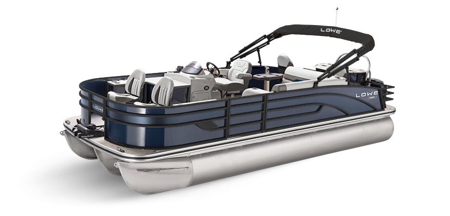 2025 Lowe Boats SF234 Indigo Blue Metallic Exterior - Gray Upholstery with Blue Accents