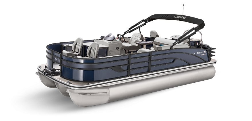 2025 Lowe Boats SF214 Indigo Blue Metallic Exterior - Gray Upholstery with Blue Accents