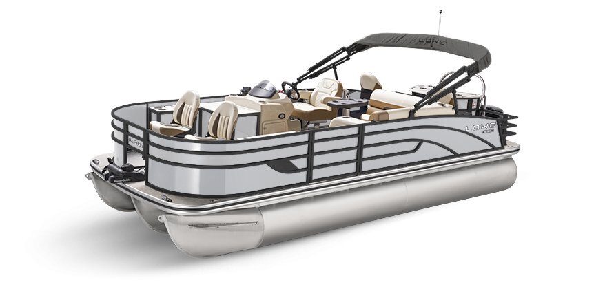 2025 Lowe Boats SF214 White Metallic Exterior - Tan Upholstery with Mono Chrome Accents