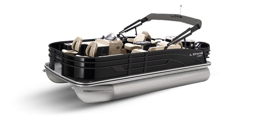 2025 Lowe Boats SF194 Black Metallic Exterior - Tan Upholstery with Mono Chrome Accents